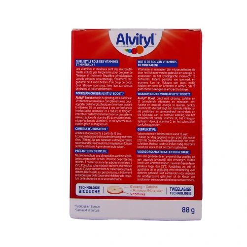 Alvityl Boost Ginseng et Caféine