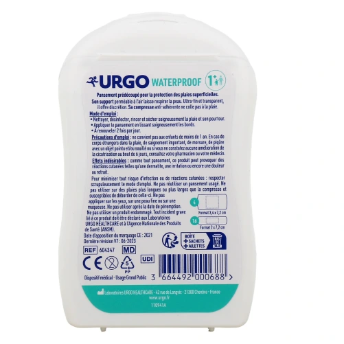 Urgo Waterproof Pansements Imperméables