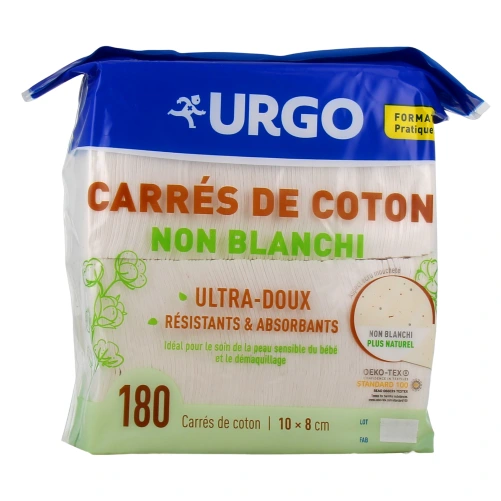 Urgo Carrés De Coton Non Blanchi