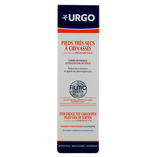 Urgo Crème Mousse Hydratation Intense Pieds Très Secs