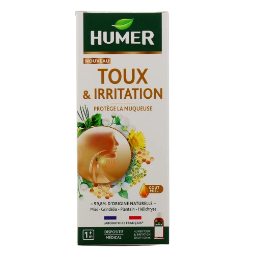 Humer Toux et Irritation Sirop