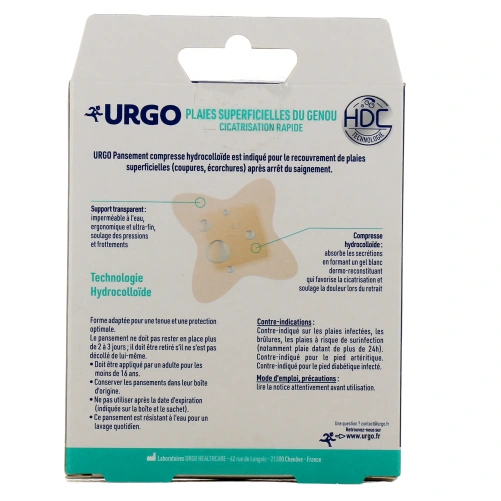 Urgo Pansements Cicatrisation Rapide Genou