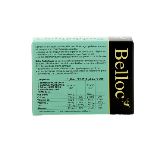 Belloc Probiotiques Confort Digestif