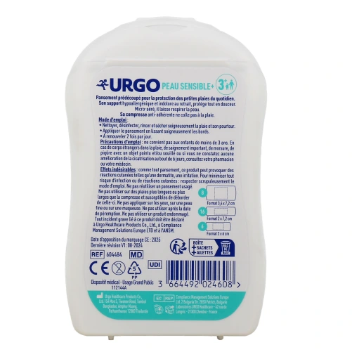 Urgo Pansements Peau sensible