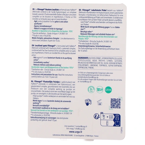 Urgo Filmogel Boutons Localisés