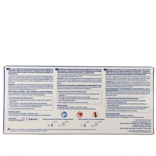 Urgo Patch Electrothérapie règles douloureuses rechargeable - URGOGYN