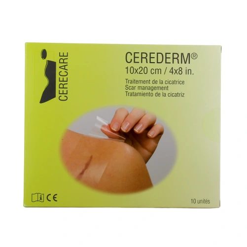Cerederm Pansement Siliconé Rectangulaire