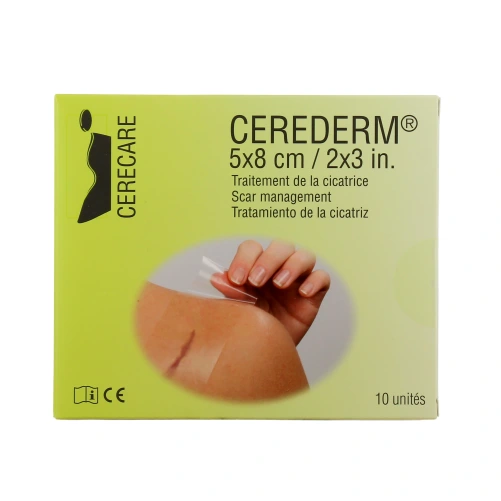 Cerederm Pansement Siliconé Rectangulaire