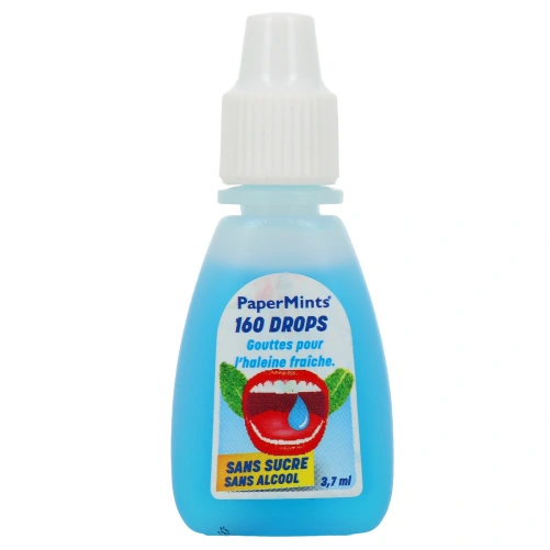 PaperMints 160 Drops Gouttes pour l'Haleine Fraîche