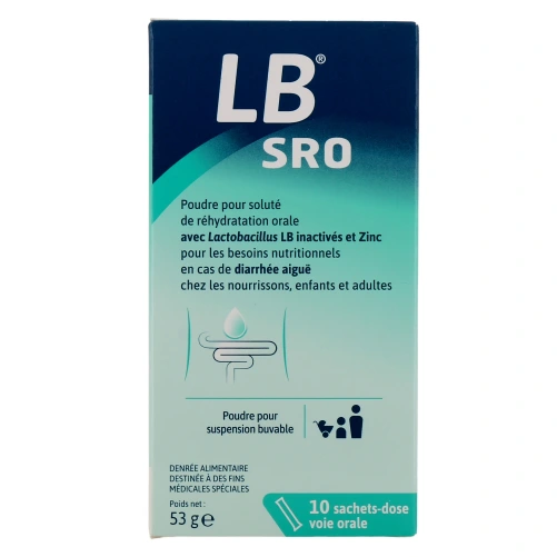 LB SRO Poudre pour Soluté de Réhydratation Orale