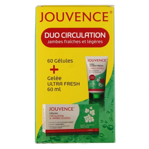Jouvence Gélules Circulation & Jambes Légères