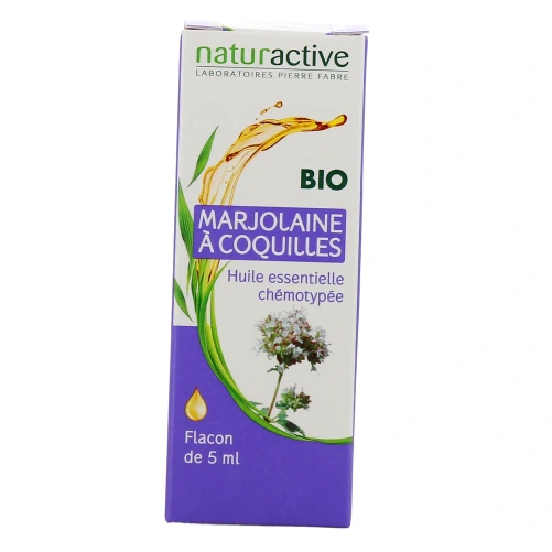 Naturactive Huile Essentielle Marjolaine à Coquilles Bio
