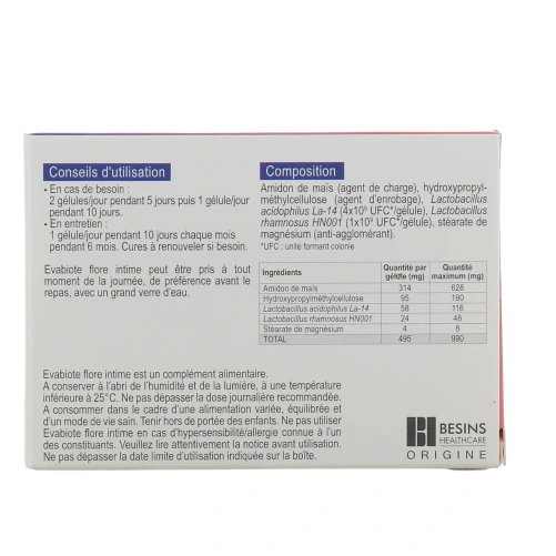 Evabiote Flore Intime