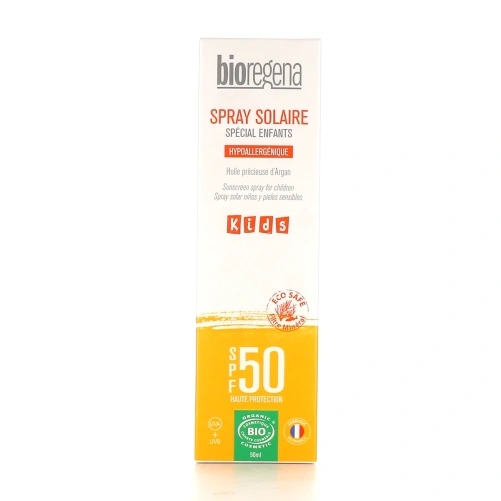 Bioregena Spray Solaire Bio Enfants SPF 50
