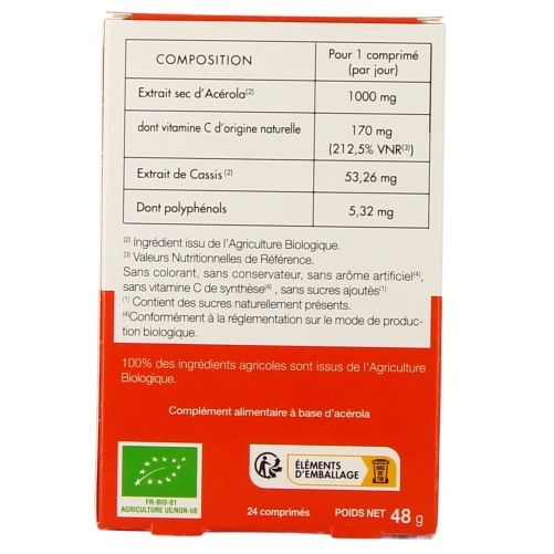 Phyto-Actif Acerola 1000 Bio