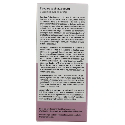 Bactigyn Ovules Equilibre Intime