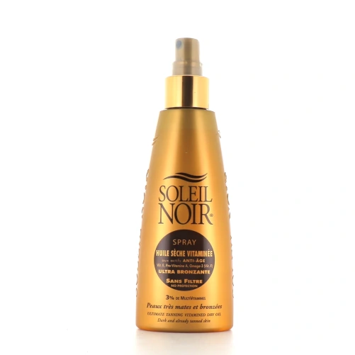 Soleil Noir Spray Huile Sèche Vitaminée Ultra Bronzante