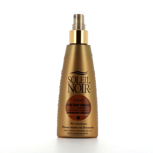 Soleil Noir Spray Huile Sèche Vitaminée Bronzage Intense