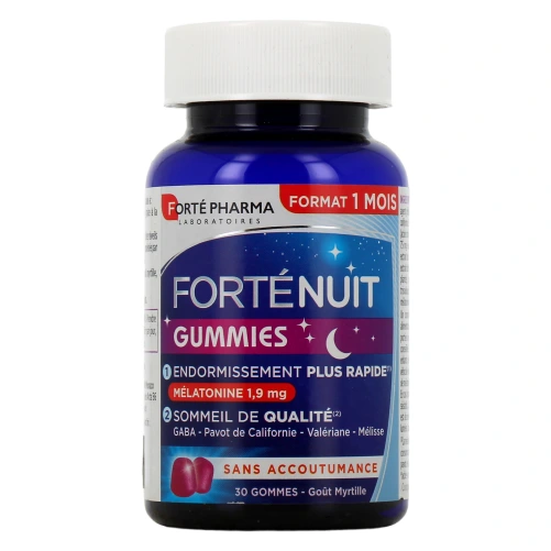 Forté Nuit Gummies Endormissement & Sommeil