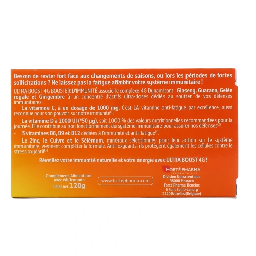Forté Pharma Ultra Boost 4G Booster d'Immunité