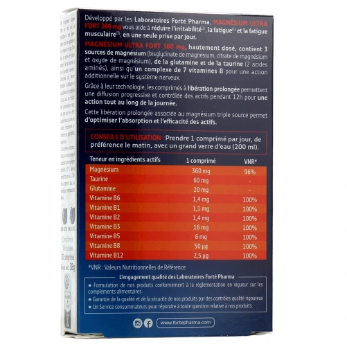 Forté Pharma Magnésium Ultra Fort 360mg