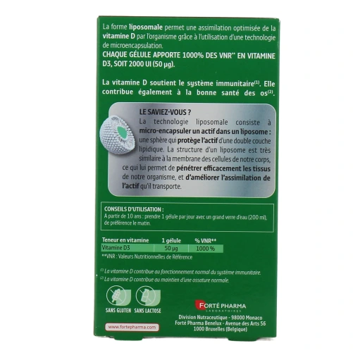 Forté Pharma Vitamine D Liposomale