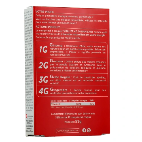 Vitalité 4G Dynamisant