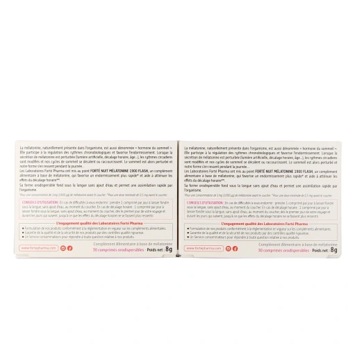 Forté Nuit Mélatonine 1900 Flash