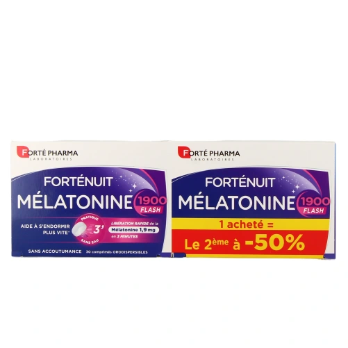 Forté Nuit Mélatonine 1900 Flash