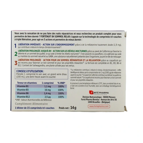 Forté Nuit Sommeil Relax 8h