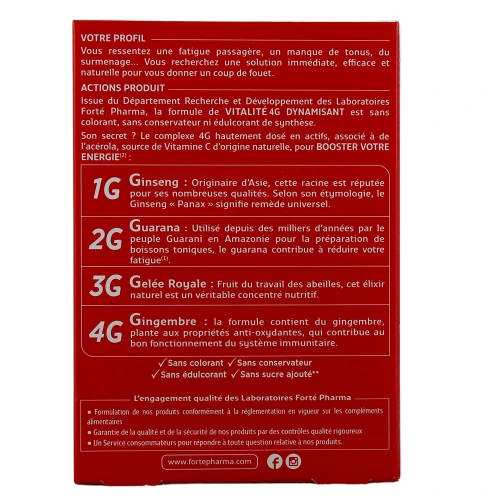 Vitalité 4G Dynamisant