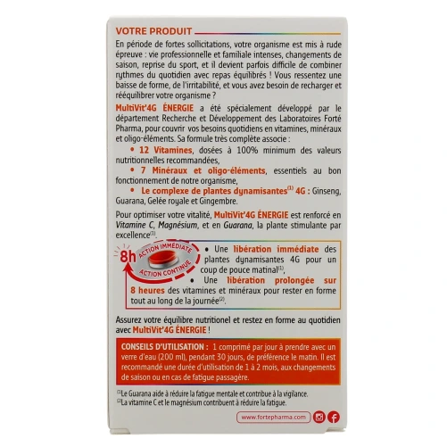 Forté Pharma MultiVit' 4G Energie