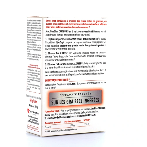 XtraSlim Capteur 3 en 1
