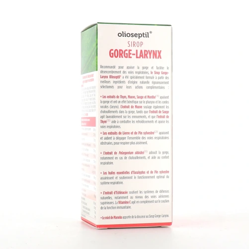 Olioseptil Sirop Gorge Larynx