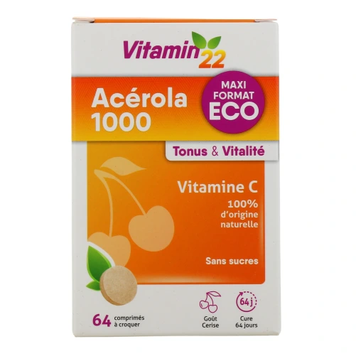 Vitamin'22 Acérola 1000 Vitamine C