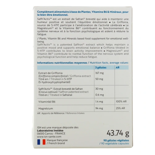 Ineldea Euphoryl Humeur & Equilibre Emotionnel