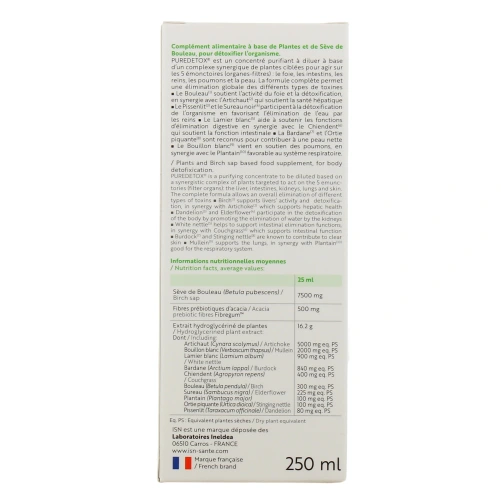 Ineldea Puredetox Détoxification Globale de l'Organisme