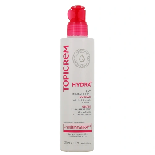 Topicrem Hydra+ Lait Démaquillant Douceur