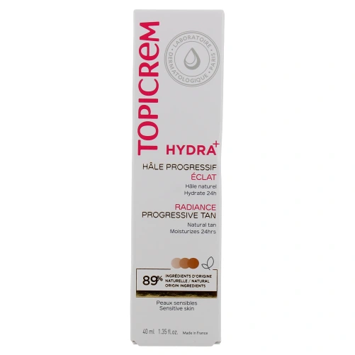 Topicrem Hydra+ Crème Visage Hâle Progressif Eclat
