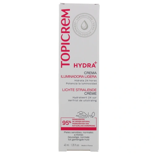 Topicrem Hydra+ Crème Hydratante Éclat