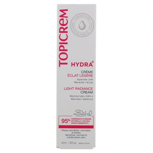 Topicrem Hydra+ Crème Hydratante Éclat