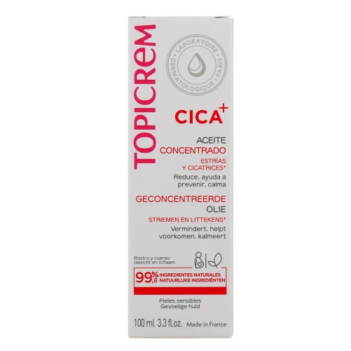 Topicrem Cica+ Huile Concentrée Vergetures Cicatrices