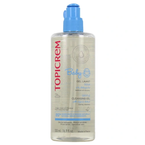 Topicrem Gel Nettoyant Bébé 2 en 1