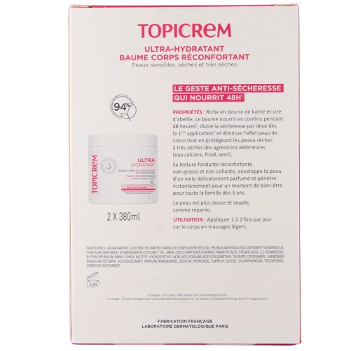Topicrem Ultra Hydratant Baume Corps Réconfortant