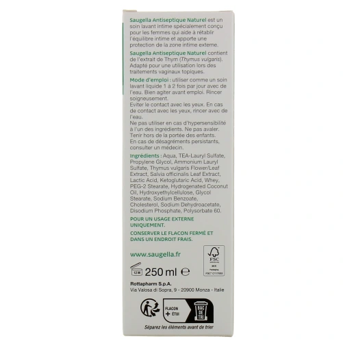 Saugella Antiseptique Naturel