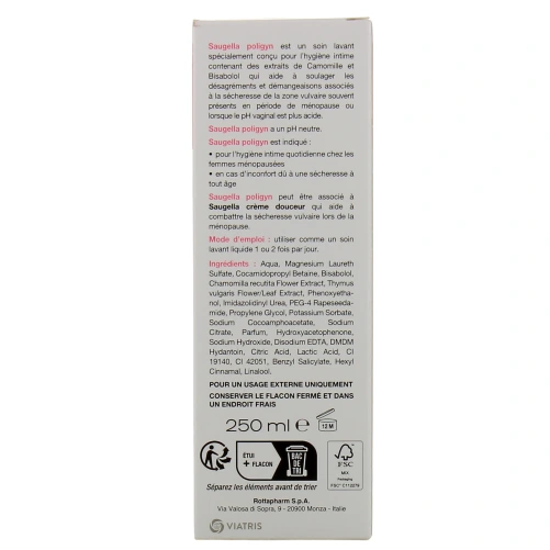 Saugella Poligyn Muqueuses fragiles ou asséchées