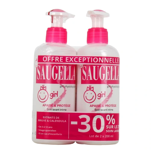 Saugella Girl émulsion lavante Hygiène Intime