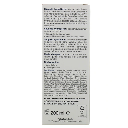 Saugella HydraSerum Sécheresse intime