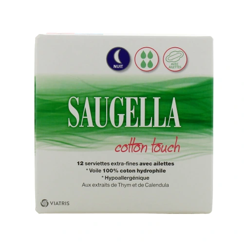 Saugella Cotton Touch Serviettes Extra-Fines