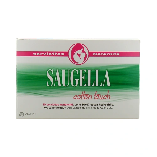 Saugella Cotton Touch Serviettes périodiques maternité
